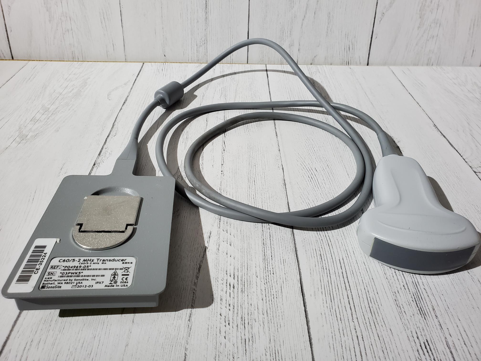 Sonosite C60 5-2 MHZ ULTRASOUND PROBE DIAGNOSTIC ULTRASOUND MACHINES FOR SALE