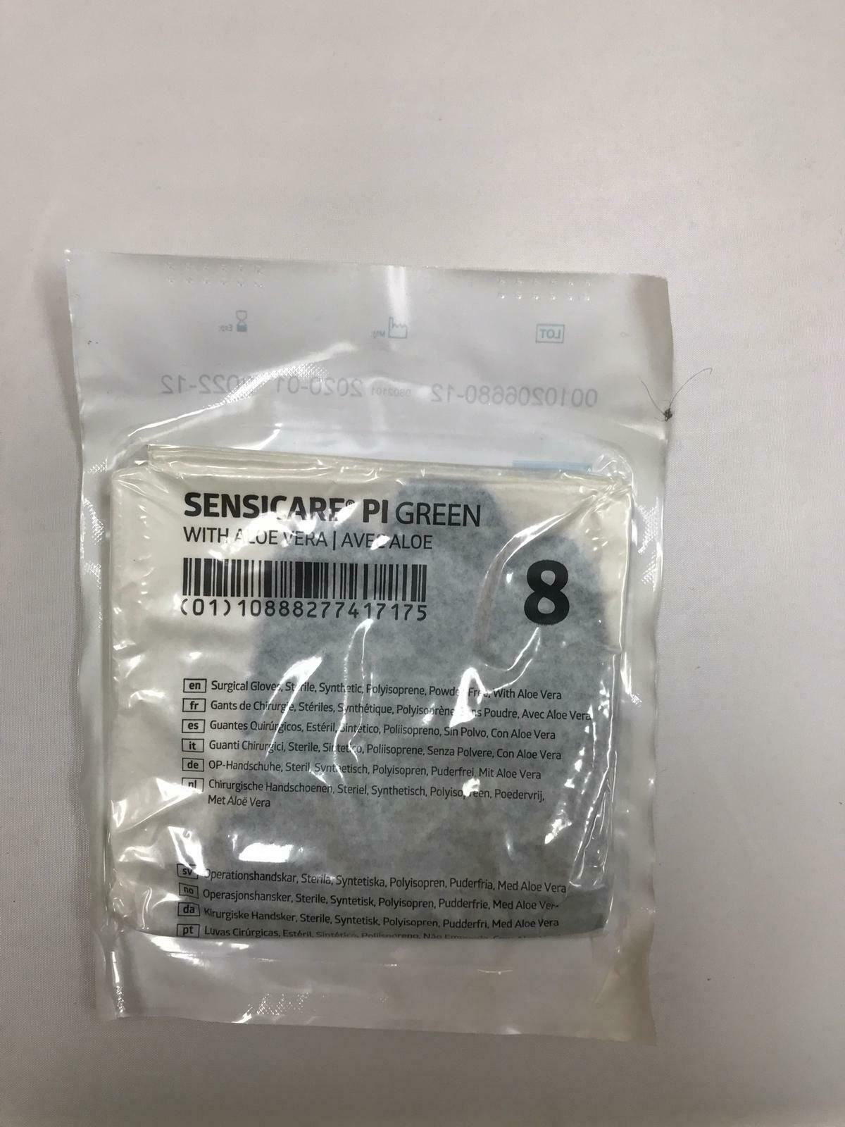 Medline Sensicare PI Green Surgical Gloves MSG9280 8 - 50 Count in Box | CEJ-4 DIAGNOSTIC ULTRASOUND MACHINES FOR SALE