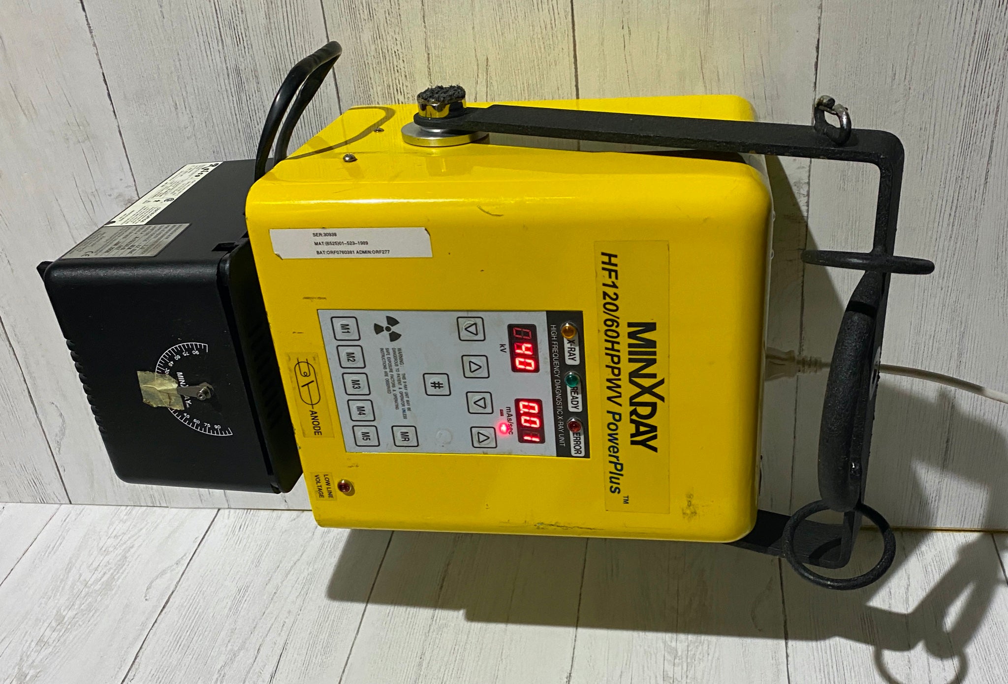 MinXray HF120/60HPPWV PowerPlus Portable X-Ray Machine manufactured 2008 DIAGNOSTIC ULTRASOUND MACHINES FOR SALE