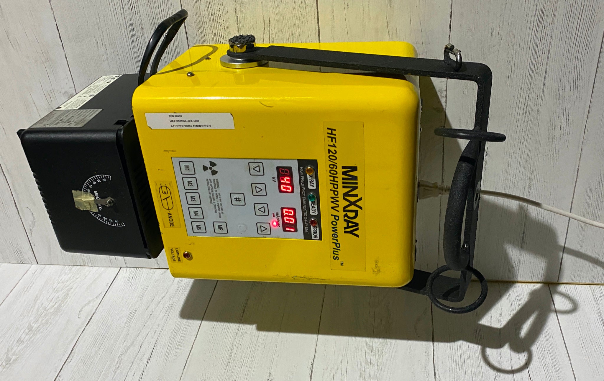 MinXray HF120/60HPPWV PowerPlus Portable X-Ray Machine manufactured 2008 DIAGNOSTIC ULTRASOUND MACHINES FOR SALE