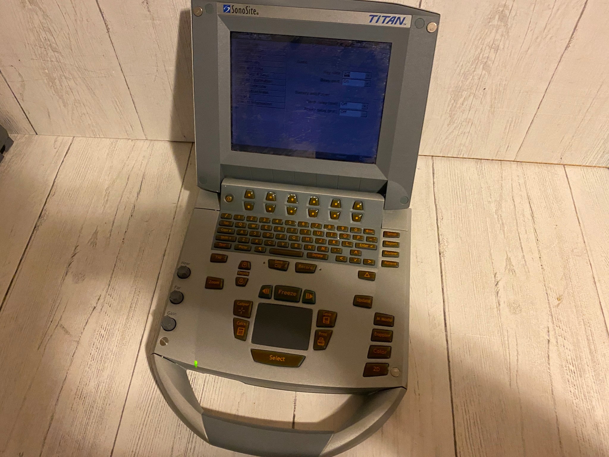 Sonosite Titan Portable Ultrasound 2005 - Main unit For parts DIAGNOSTIC ULTRASOUND MACHINES FOR SALE
