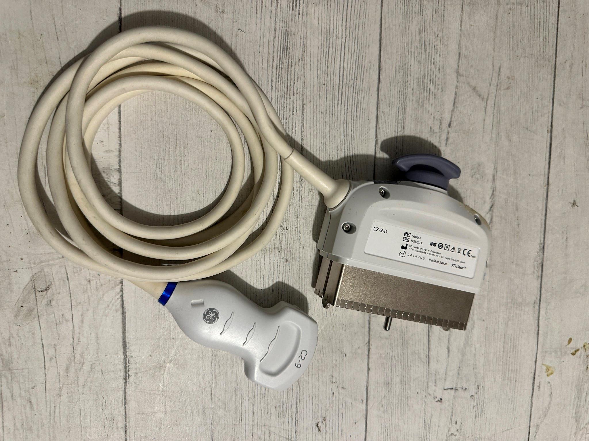 GE C2-9-D Ultrasound Abdominal Probe Transducer 2014 DIAGNOSTIC ULTRASOUND MACHINES FOR SALE