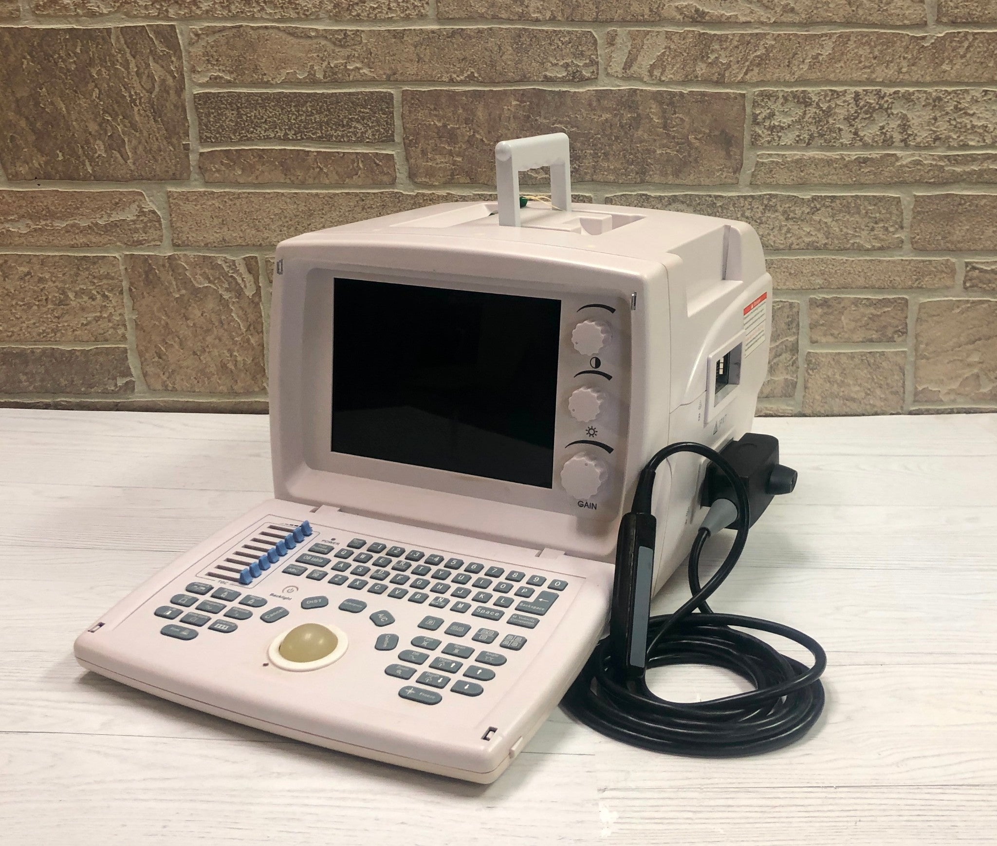 Veterinary Ultrasound Scanner Machine with one Probe, WED-9618V used DIAGNOSTIC ULTRASOUND MACHINES FOR SALE