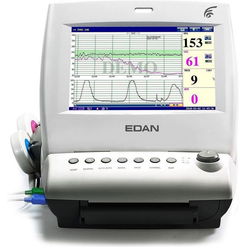 Edan F6 Dual Fetal Monitor (Twins FHR) DIAGNOSTIC ULTRASOUND MACHINES FOR SALE