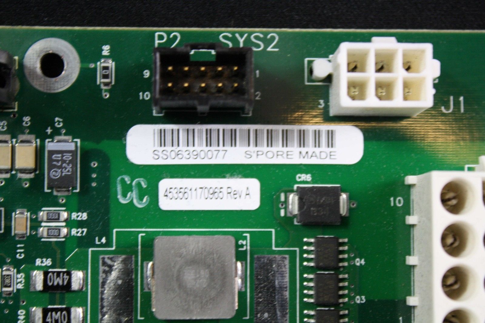 closeup of medical board