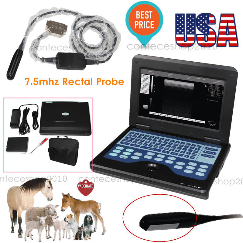 Portable Laptop Machine Digital Ultrasound Scanner, probe, human/vet, USA Fedex DIAGNOSTIC ULTRASOUND MACHINES FOR SALE