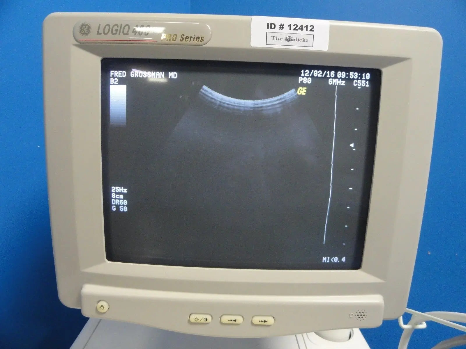 GE Logiq 400 Pro Series Ultrasound W/ C364, C551, LA39 Probes & Printer ~ 12412 DIAGNOSTIC ULTRASOUND MACHINES FOR SALE