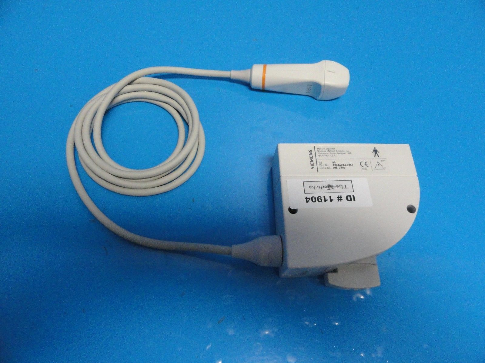 Siemens 3.5P14 Phased Array 3.5MHz Ultrasound Transducer W/ Case (11904) DIAGNOSTIC ULTRASOUND MACHINES FOR SALE