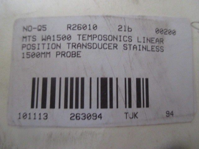 NEW MTS TEMPOSONICS LINEAR POSITION TRANSDUCER STAINLESS 1500MM PROBE WA1500 DIAGNOSTIC ULTRASOUND MACHINES FOR SALE