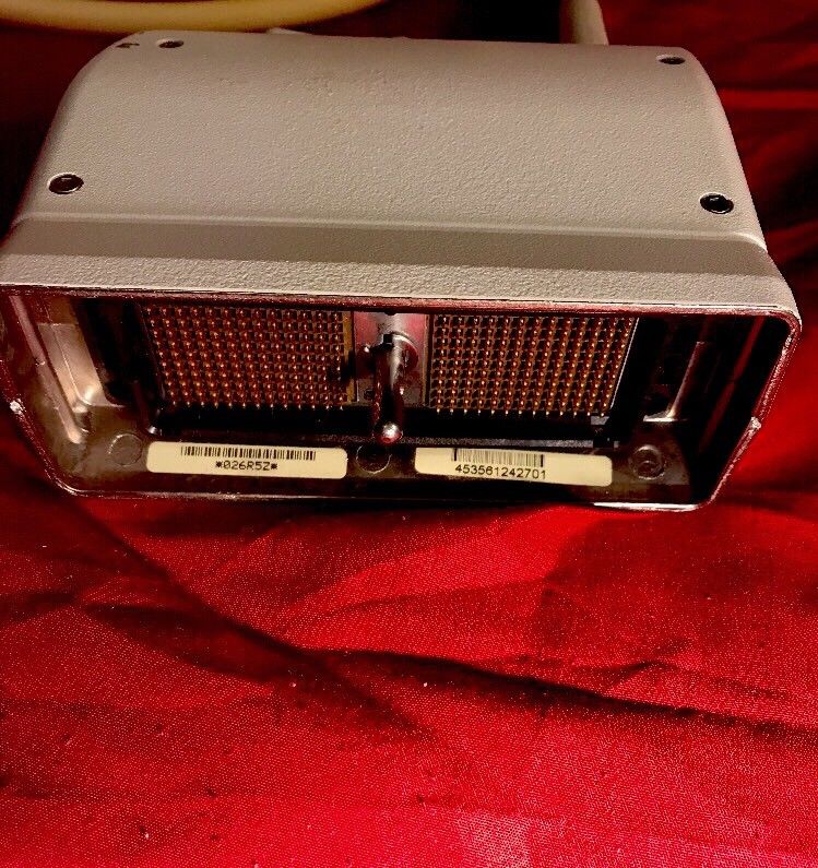 closeup of probe connector