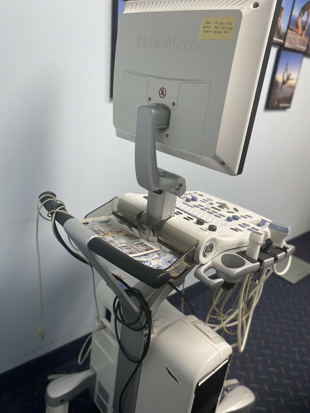 GE Vivid S6 Cardiovascular Ultrasound 2 probes Medical Equipment DIAGNOSTIC ULTRASOUND MACHINES FOR SALE