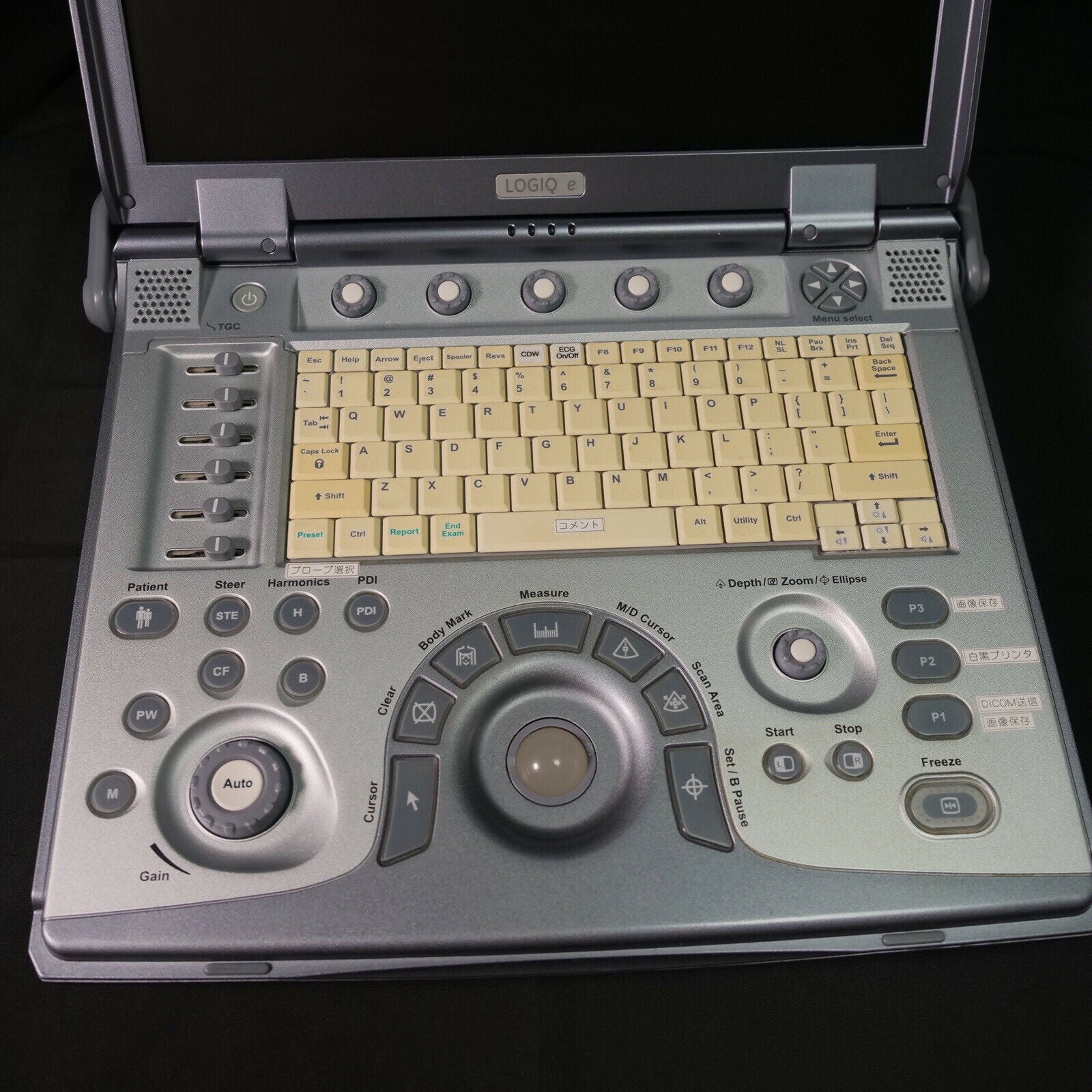 GE Logiq E Ultrasound System Version 5.. With CW option. Sector 3srs DIAGNOSTIC ULTRASOUND MACHINES FOR SALE