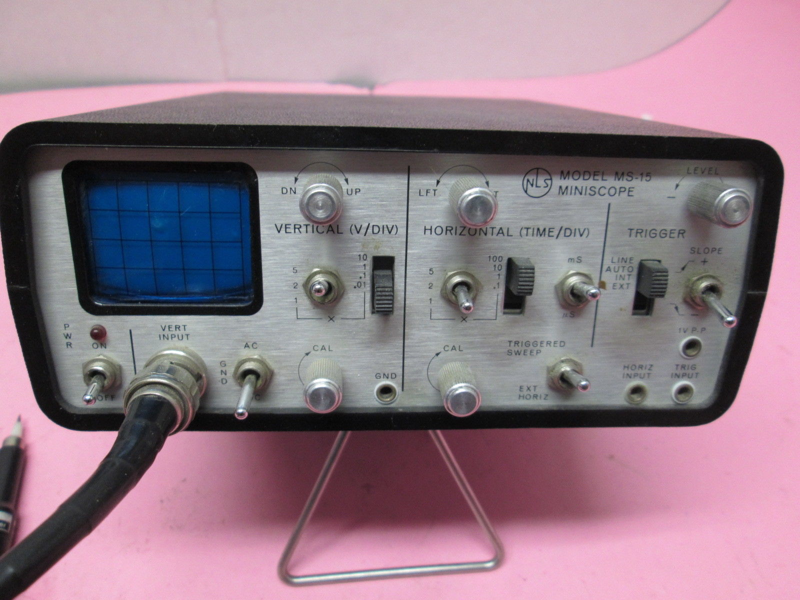 Non-Linear Systems NLS MS-15 Miniscope Oscilloscope Mini scope PKW-105 Probe DIAGNOSTIC ULTRASOUND MACHINES FOR SALE