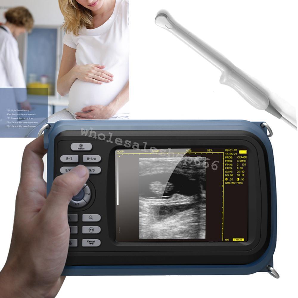 Portable Handheld Full Digital Ultrasound Scanner +Transvaginal Probe Human Use DIAGNOSTIC ULTRASOUND MACHINES FOR SALE