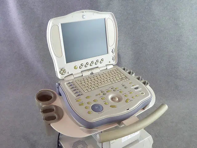 GE LOGIQ BOOK XP ULTRASOUND WITH 3-PROBE DIAGNOSTIC ULTRASOUND MACHINES FOR SALE
