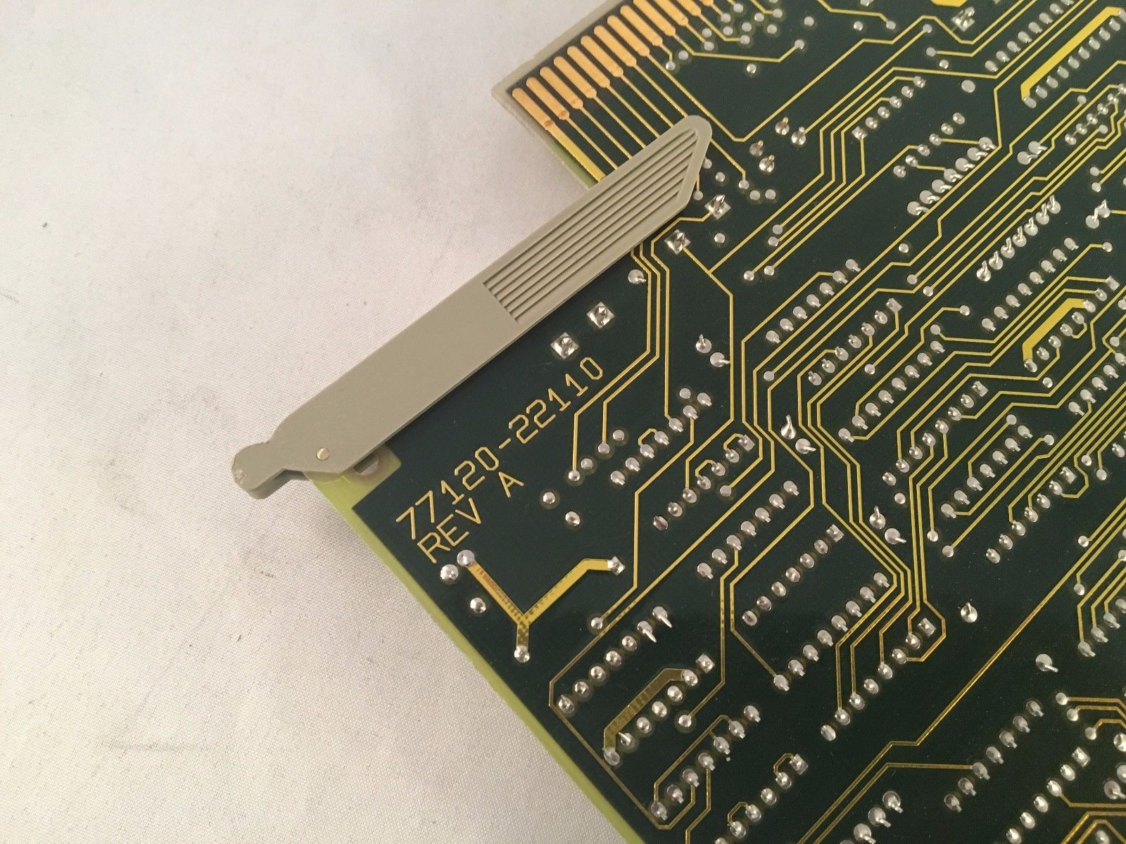 a close up of a piece of electronic equipment