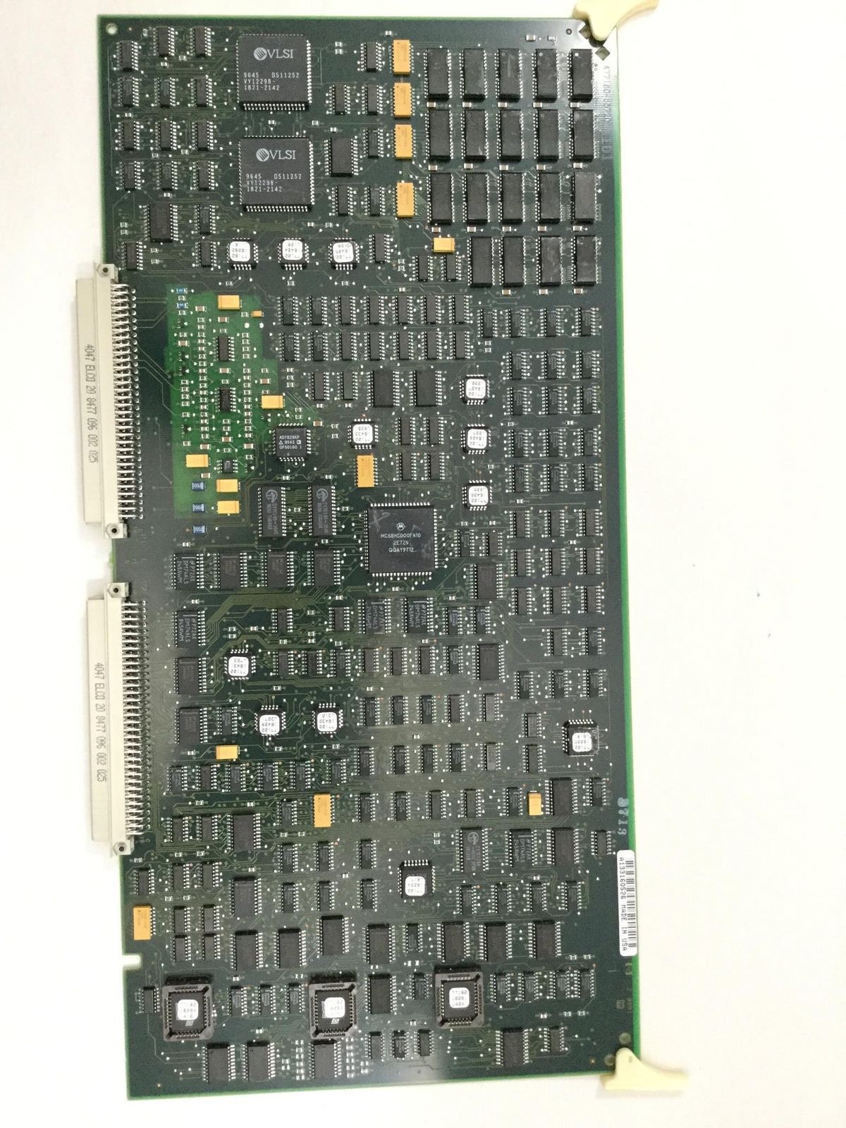 a close up of a computer mother board