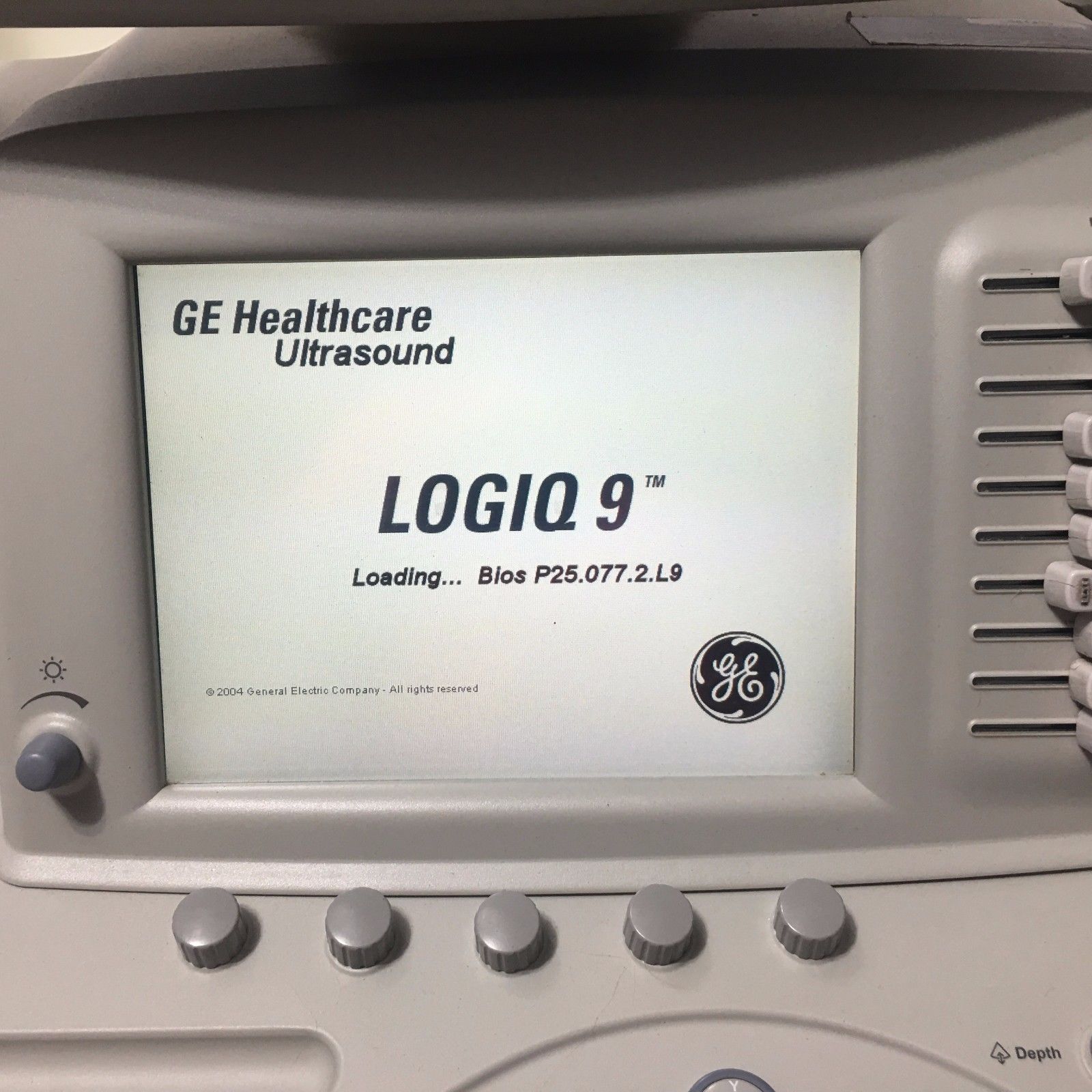 GE Logiq 9 Ultrasound System with 3.5C, E8C, 7L, 10L, and M12L Transducers DIAGNOSTIC ULTRASOUND MACHINES FOR SALE