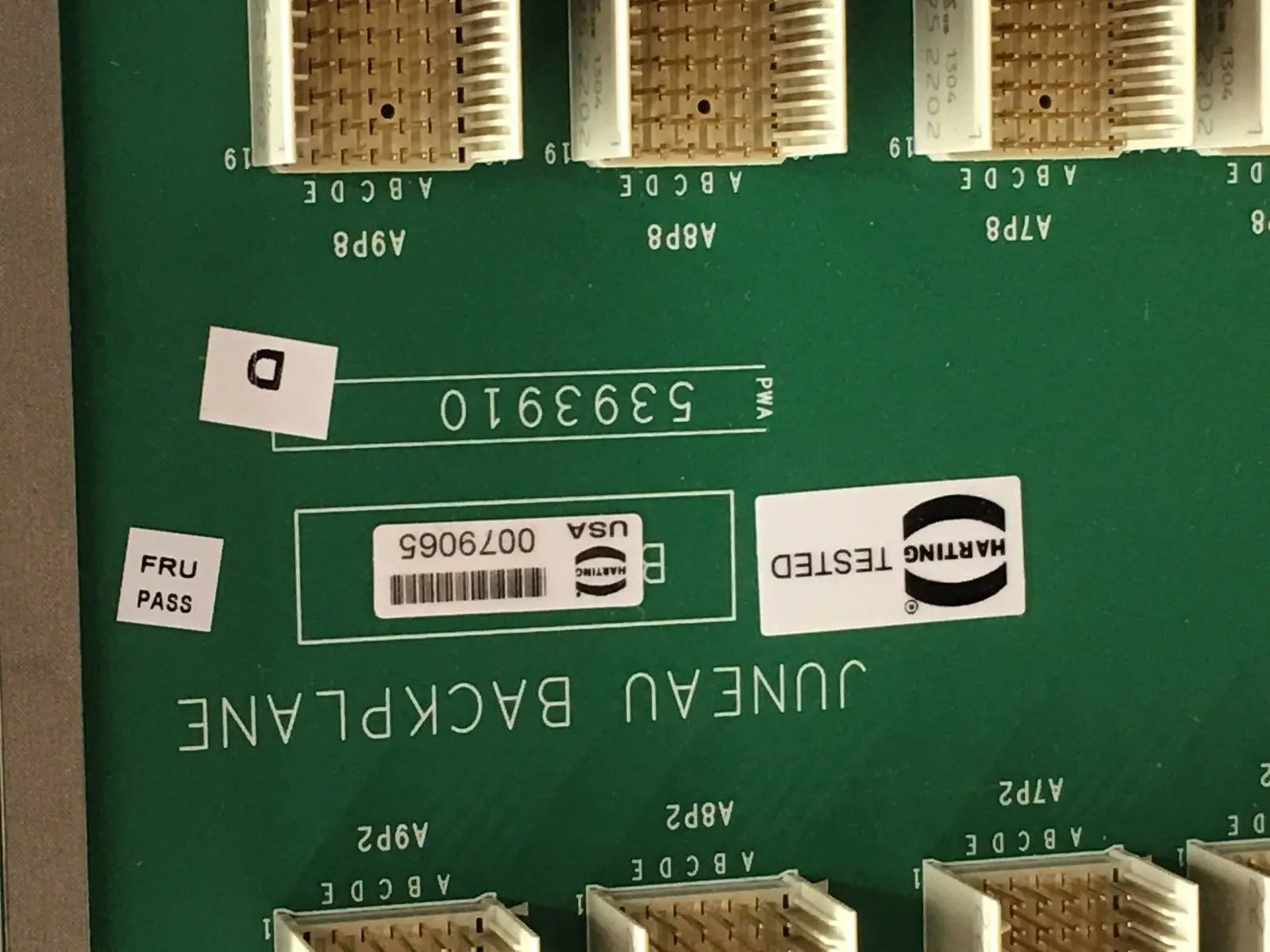 JUNEAU - MRX BACKPLANE CIRCUIT BOARD ASSEMBLY GE Ultrasound P/N 5393910 DIAGNOSTIC ULTRASOUND MACHINES FOR SALE