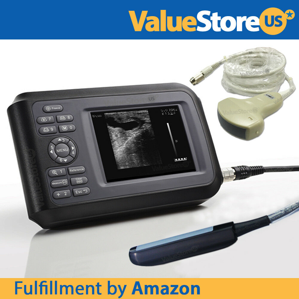 Portable Ultrasound Scanner V16 with 3.5 MHz Convex & 7.5 MHz Rectal Probe DIAGNOSTIC ULTRASOUND MACHINES FOR SALE