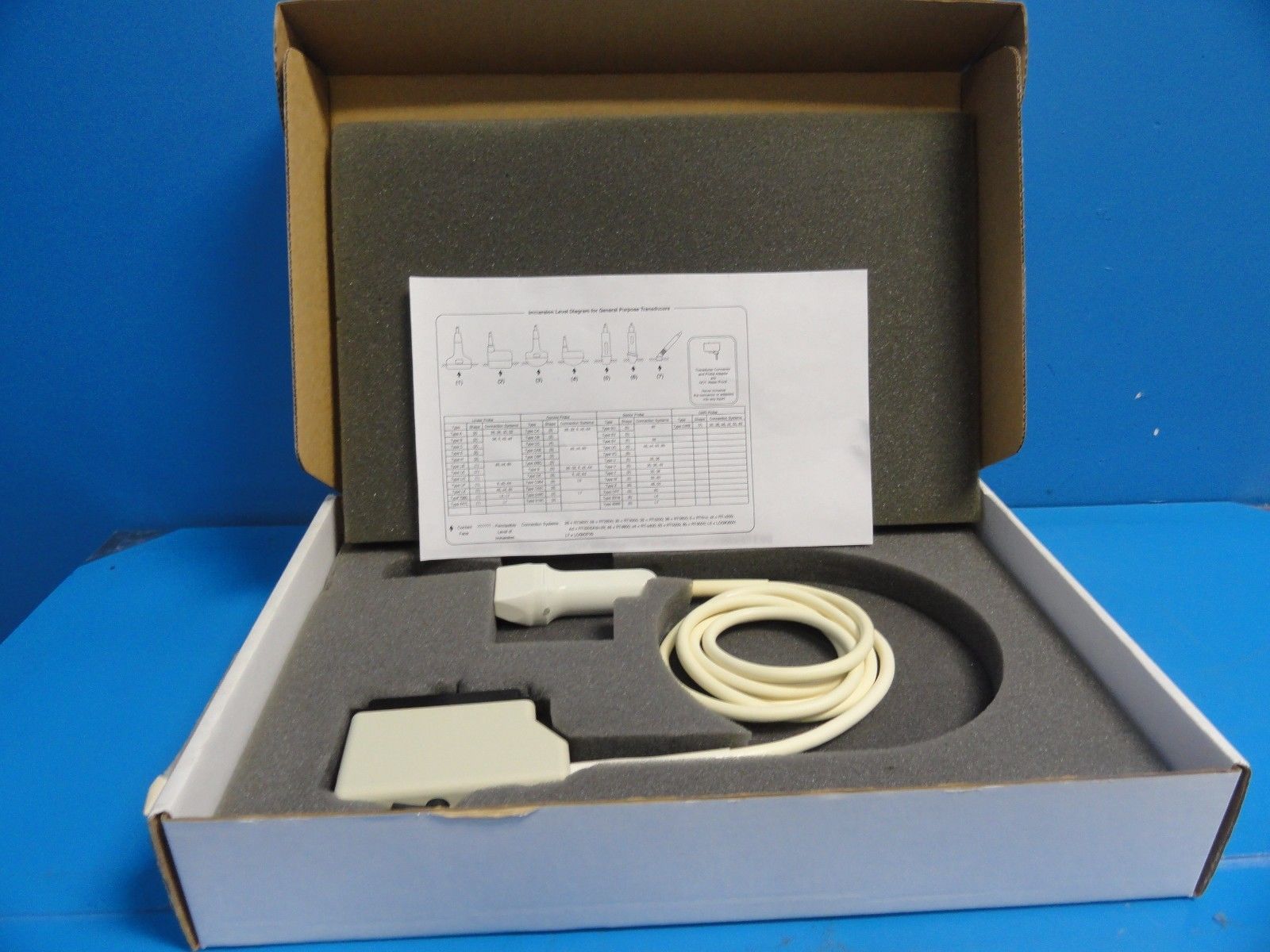 Diasonics 5.0 MI LA P/N 100-02425-00 Linear Array Probe for Synergy/CFM (10016) DIAGNOSTIC ULTRASOUND MACHINES FOR SALE