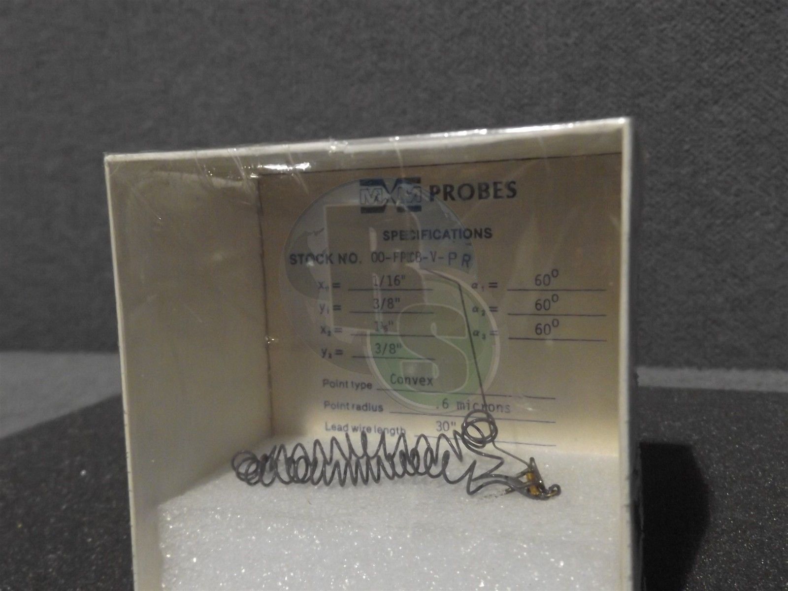 MM MicroManipulator Model 00-FPCB-V-PR Purple Convex Probe Tip .6 Microns 526208 DIAGNOSTIC ULTRASOUND MACHINES FOR SALE