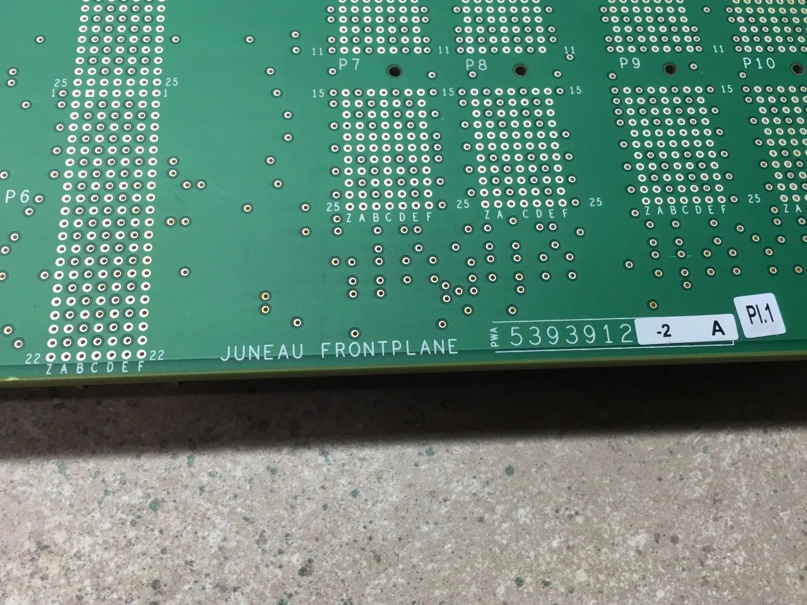 JUNEAU FRONTPLANE CIRCUIT BOARD ASSEMBLY GE Ultrasound P/N 5393912 DIAGNOSTIC ULTRASOUND MACHINES FOR SALE