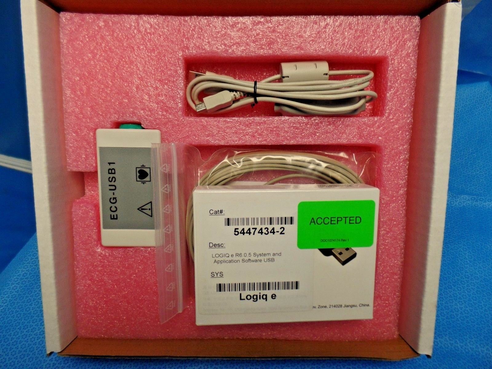 GE Logiq e Ultrasound software version R6.0.5 w/ GE 8l-RS DOM 2010 DIAGNOSTIC ULTRASOUND MACHINES FOR SALE