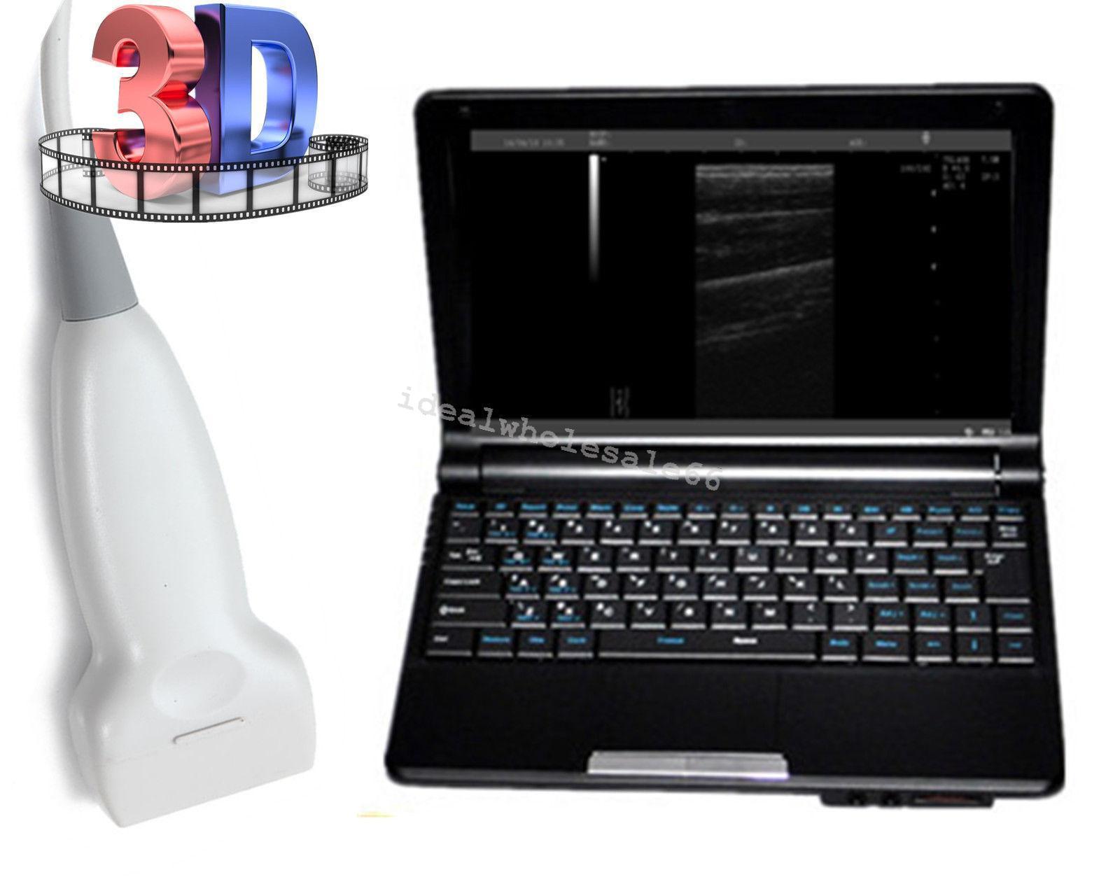 Digital Laptop Ultrasonic Ultrasound Scanner/Machine 7.5M Vascular Linear Probe DIAGNOSTIC ULTRASOUND MACHINES FOR SALE