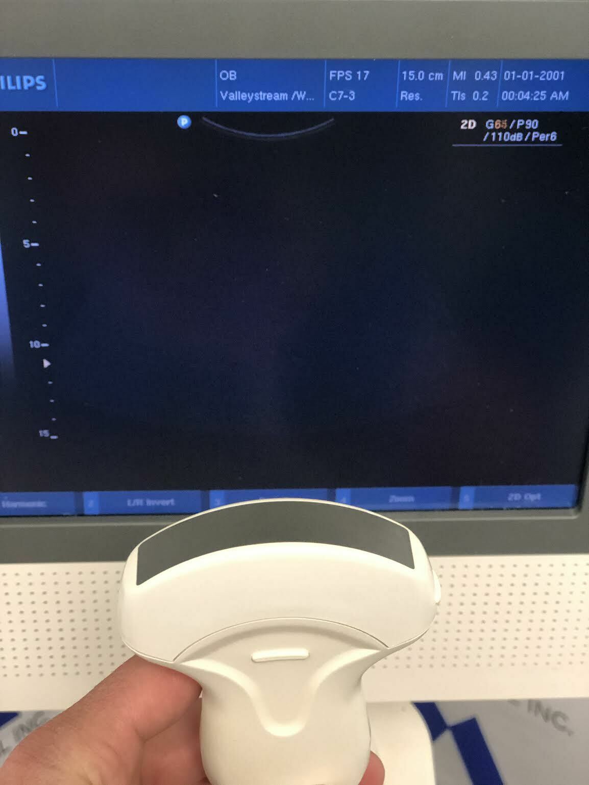 Refurbished Philips HD3 Ultrasound System with Abdominal, Vaginal Transducers / DIAGNOSTIC ULTRASOUND MACHINES FOR SALE