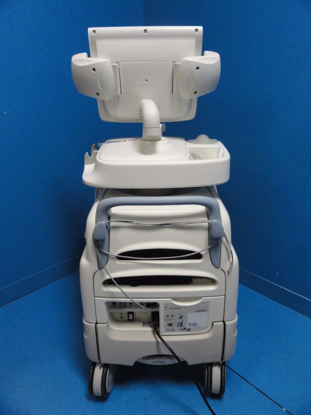 GE Logiq 9 LCD Ultrasound System W/ M12L, 7L, 4C, 4D3C-L Probes & Printer 10369 DIAGNOSTIC ULTRASOUND MACHINES FOR SALE