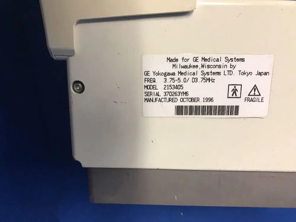 GE Ultrasound Probe Transducer 546L Model: 2197482 DIAGNOSTIC ULTRASOUND MACHINES FOR SALE