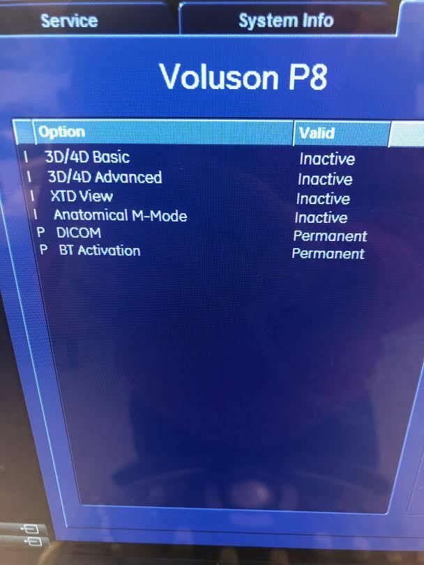 GE Voluson P8 Ultrasound Machine with E8C-RS, 12-RS, 4C-RS Probes DIAGNOSTIC ULTRASOUND MACHINES FOR SALE