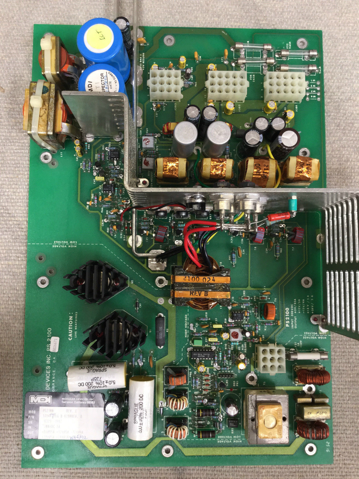 Ultrasound System ACUSON 128XP MDI PS210O HIGH VOLTAGE BOARD I2R DIAGNOSTIC ULTRASOUND MACHINES FOR SALE