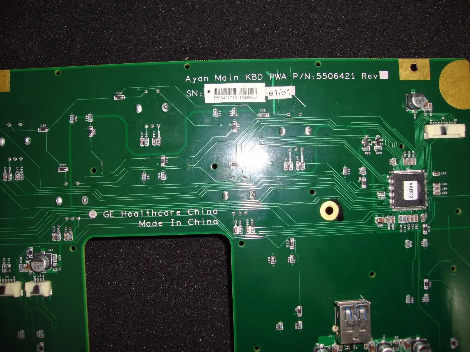 5506421 MAIN KBD PWA FOR ULTRASOUND DIAGNOSTIC ULTRASOUND MACHINES FOR SALE