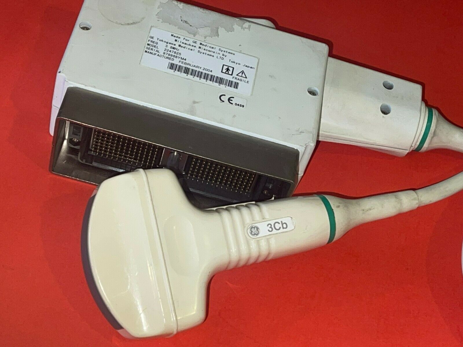 GE 3CB Convex Array Ultrasound Transducer Probe 3.8MHz Model:2247825 DIAGNOSTIC ULTRASOUND MACHINES FOR SALE