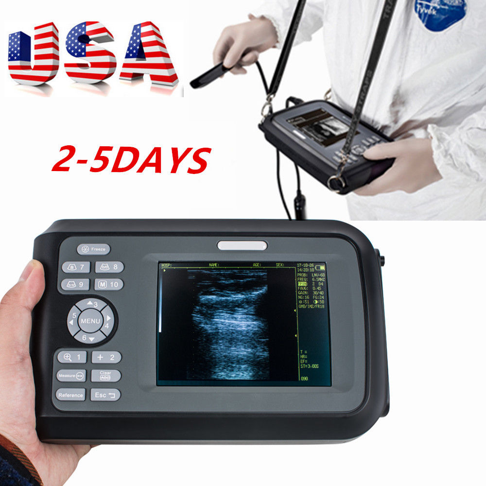 USA Handheld Digital Ultrasound Scanner Machine Rectal Probe Vet Animal 2-5DAYS 190891663139 DIAGNOSTIC ULTRASOUND MACHINES FOR SALE