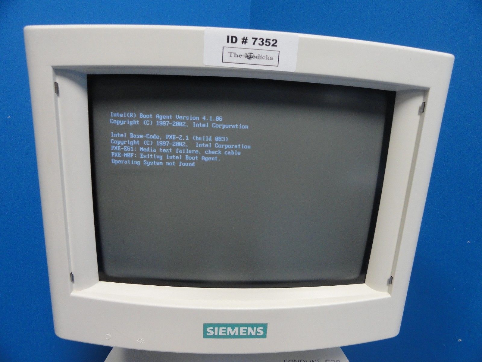 2008 Siemens Sonoline G20 Ultrasound System ~ Box Only ~ For Parts (7352) DIAGNOSTIC ULTRASOUND MACHINES FOR SALE