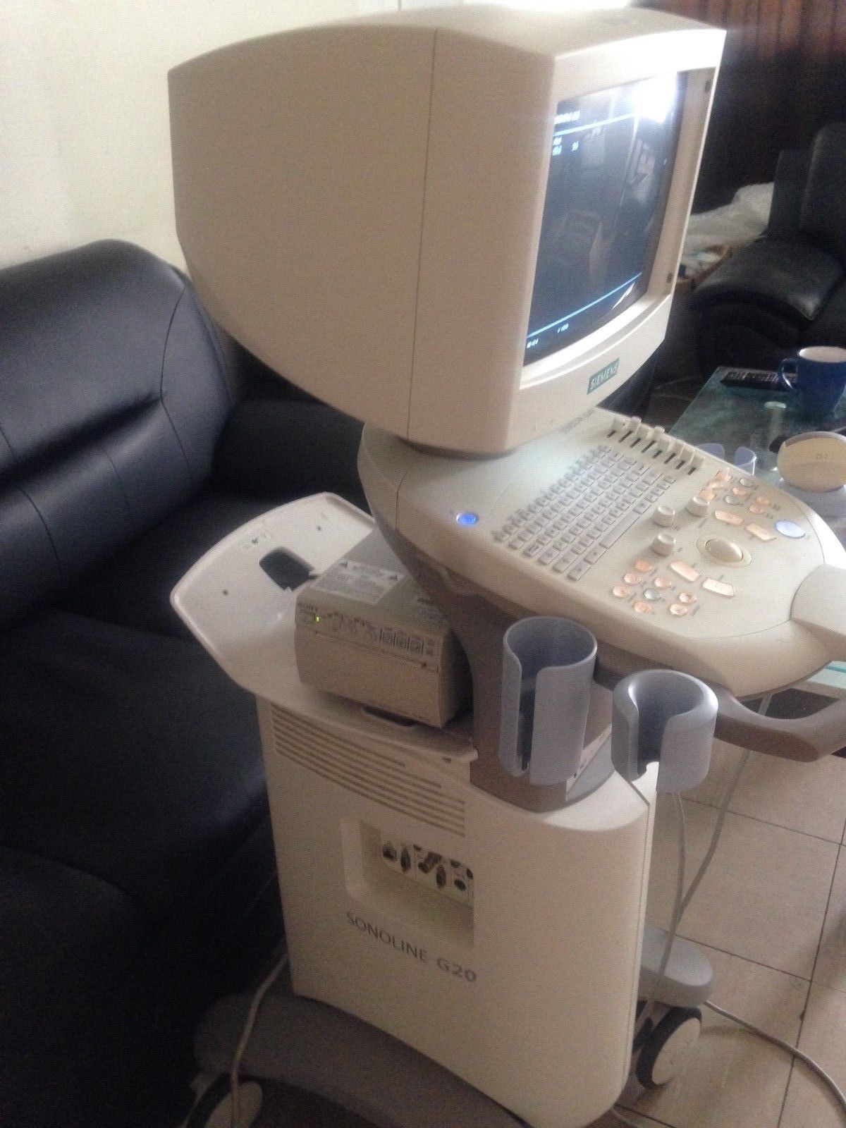 Siemens Sonoline G20 Ultrasound C5-2 Probe & Printer OB-GYN, Urology DIAGNOSTIC ULTRASOUND MACHINES FOR SALE