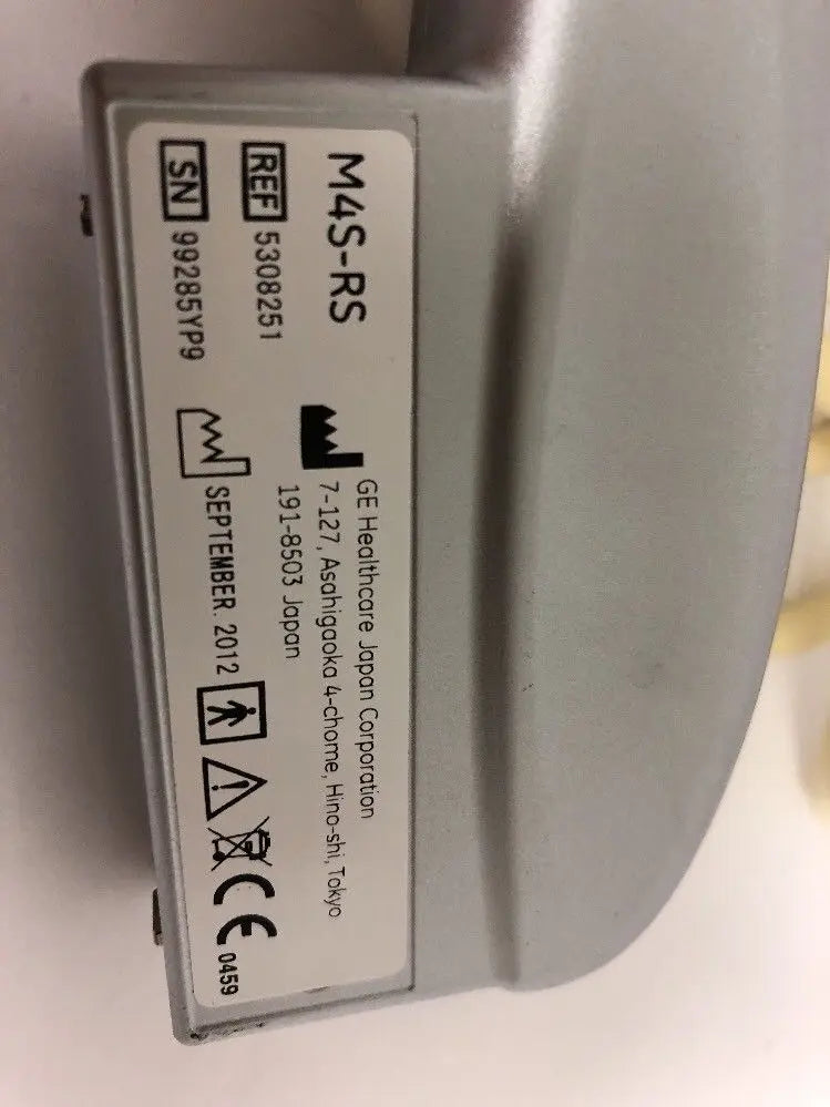 GE M4S-RS Ultrasound Probe / Transducer DOM-September 2012 DIAGNOSTIC ULTRASOUND MACHINES FOR SALE