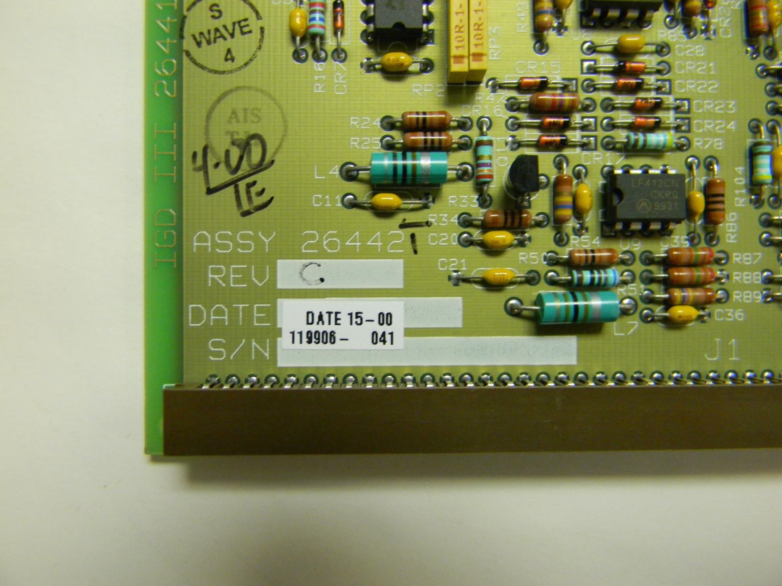 Acuson Sequoia C256 Ultrasound IGD III 3 Board, PN# 26442 DIAGNOSTIC ULTRASOUND MACHINES FOR SALE