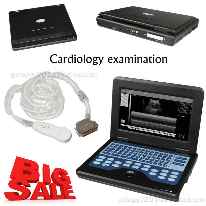 Portable Laptop Ultrasound machine Scanner micro-convex probe CardiacTransducer 658126669122 DIAGNOSTIC ULTRASOUND MACHINES FOR SALE