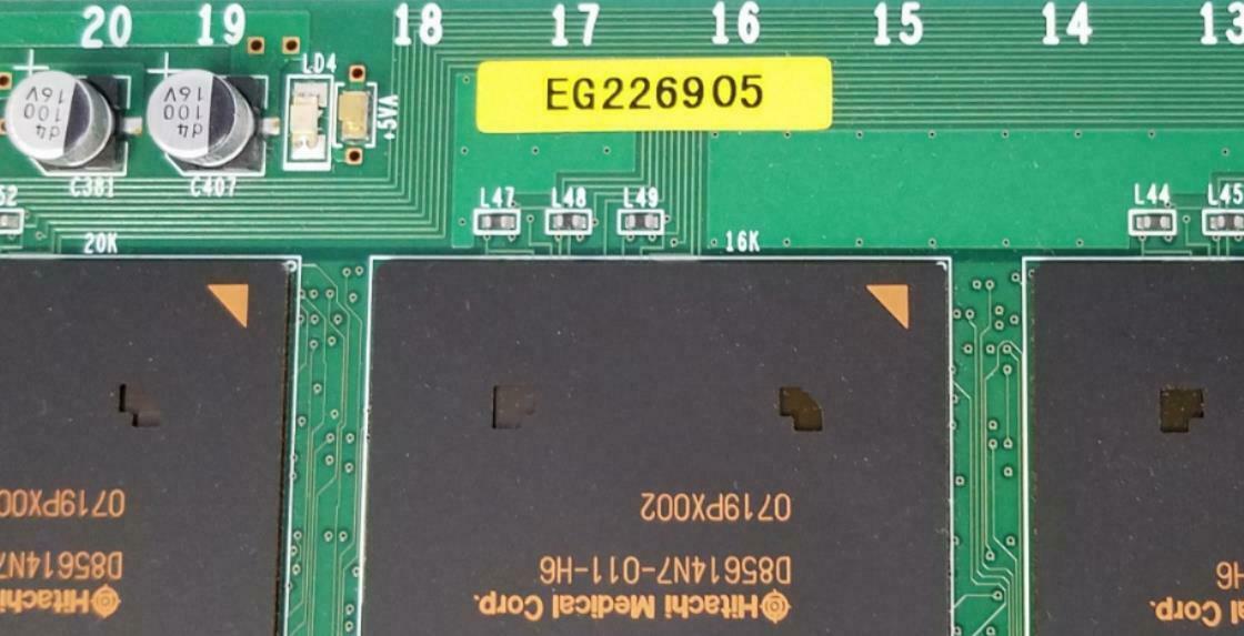Hitachi CZ04AM-S12 Assembly Board from Hi-Vision 5500 Ultrasound DIAGNOSTIC ULTRASOUND MACHINES FOR SALE