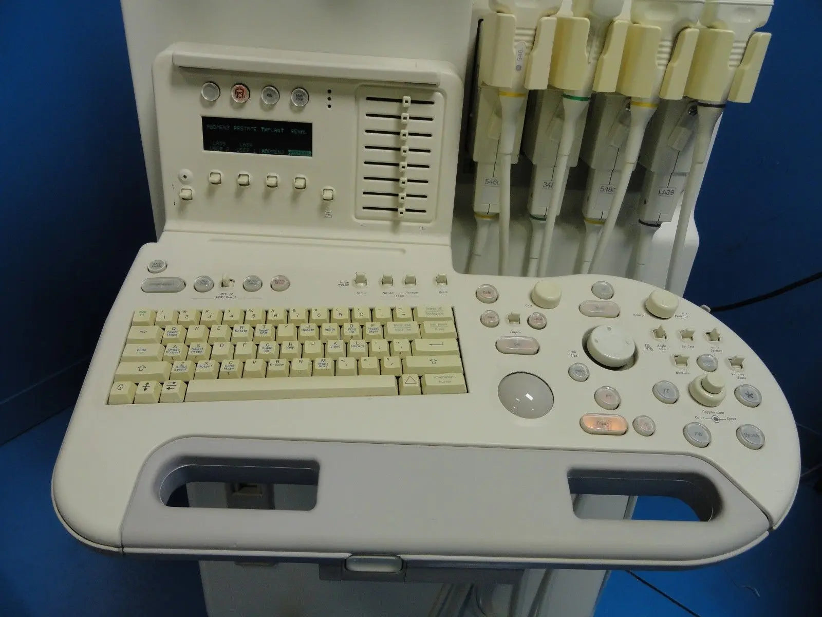 GE LOGIQ 700 MR ULTRASOUND W/ 548c 348c LA39 & 546L Probes Manual Disks F.Switch DIAGNOSTIC ULTRASOUND MACHINES FOR SALE
