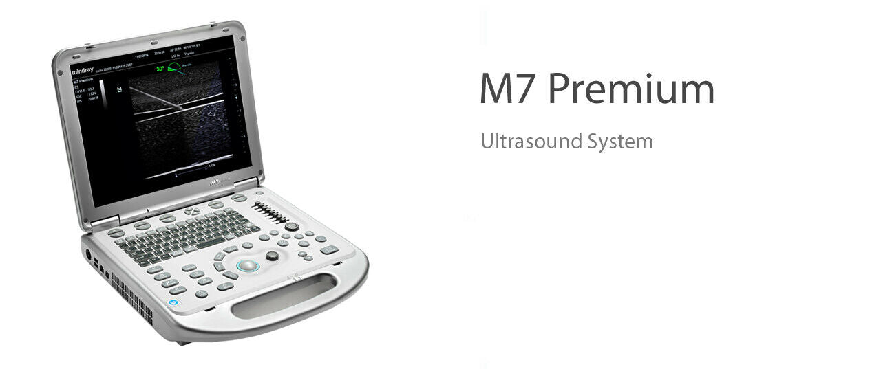 Mindray Advanced M7 CW 2018 Demo Model Ultrasound with 3 Probes, 3 Year Warranty DIAGNOSTIC ULTRASOUND MACHINES FOR SALE