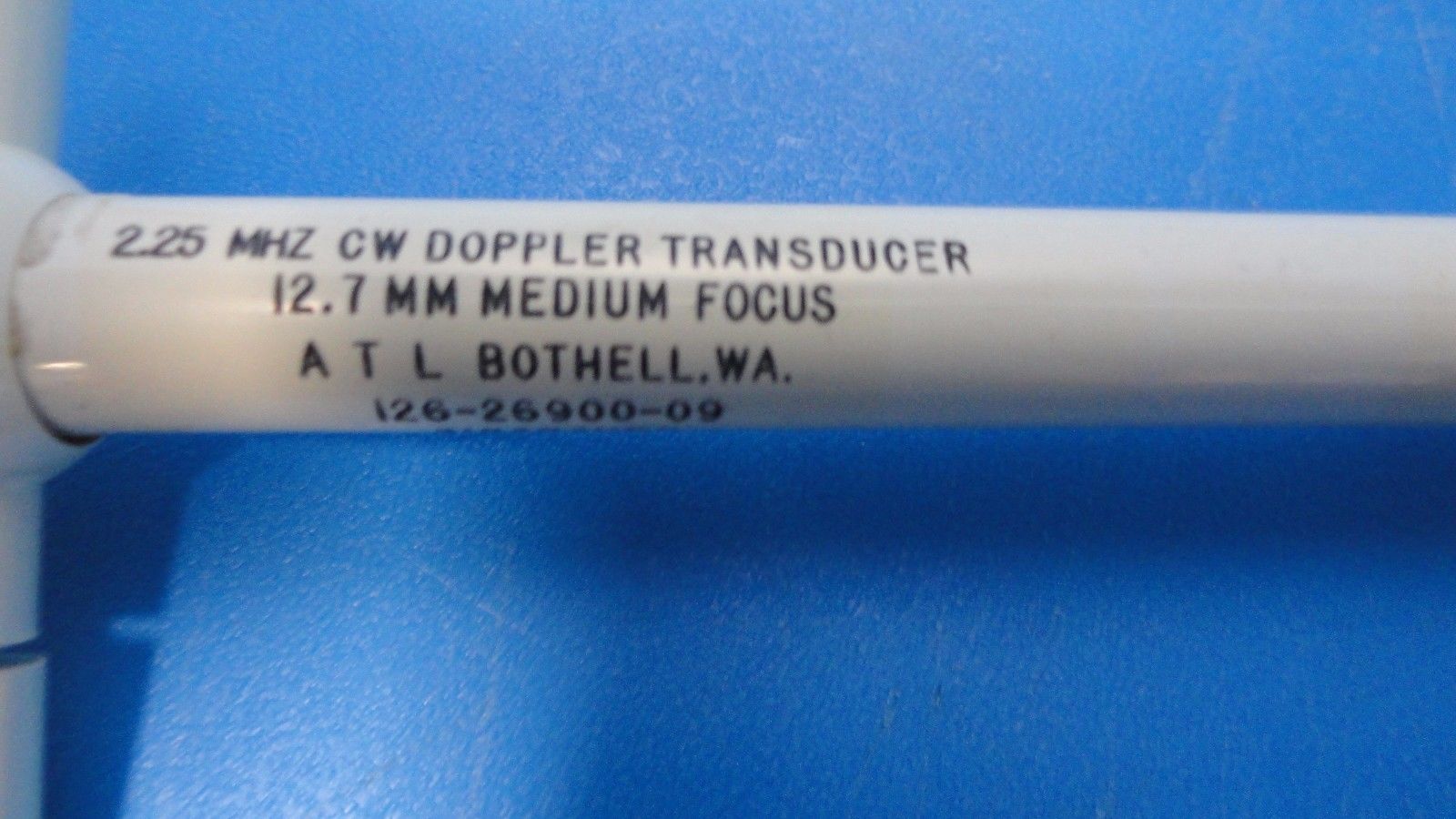 ATL 2.25 MHz 12.7mm Medium Focus CW Doppler Pencil Probe (7195) DIAGNOSTIC ULTRASOUND MACHINES FOR SALE
