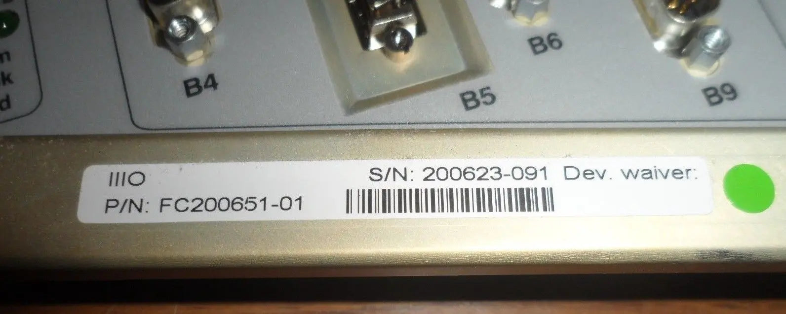 GE IIIO Internal I/O Assembly Panel FC200651 For Logiq 9 Ultrasound System DIAGNOSTIC ULTRASOUND MACHINES FOR SALE