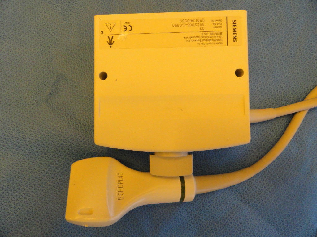 SIEMENS 5.0HDPL40 P/N 4912866-L0850 Ultrasound Transducer (3406) DIAGNOSTIC ULTRASOUND MACHINES FOR SALE