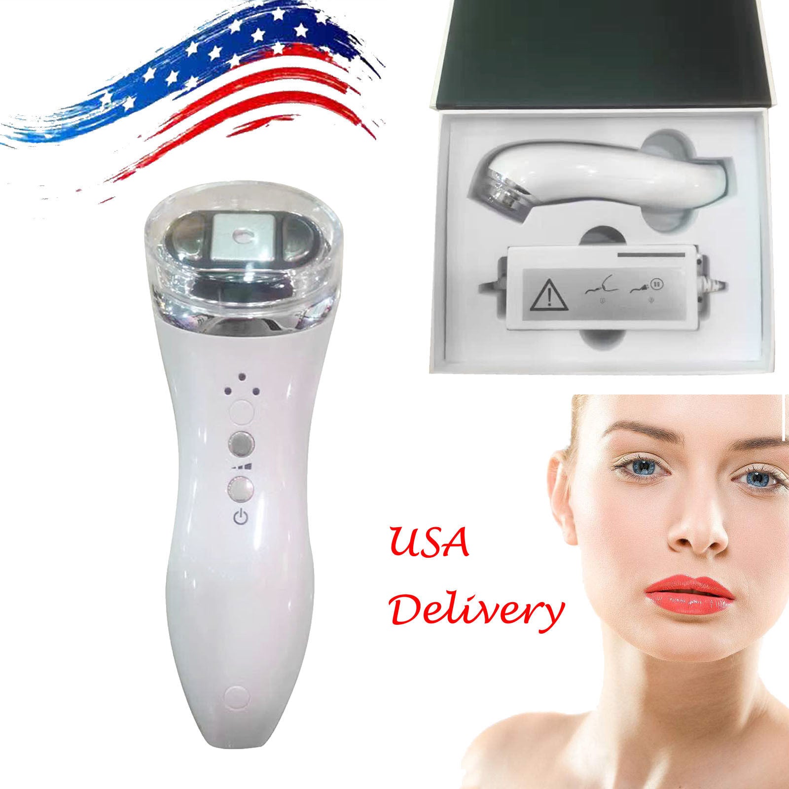 Mini High Intensity Focused Ultrasound Ultrasonic HIFU/RF LED Facial Care Device 190891803597 DIAGNOSTIC ULTRASOUND MACHINES FOR SALE