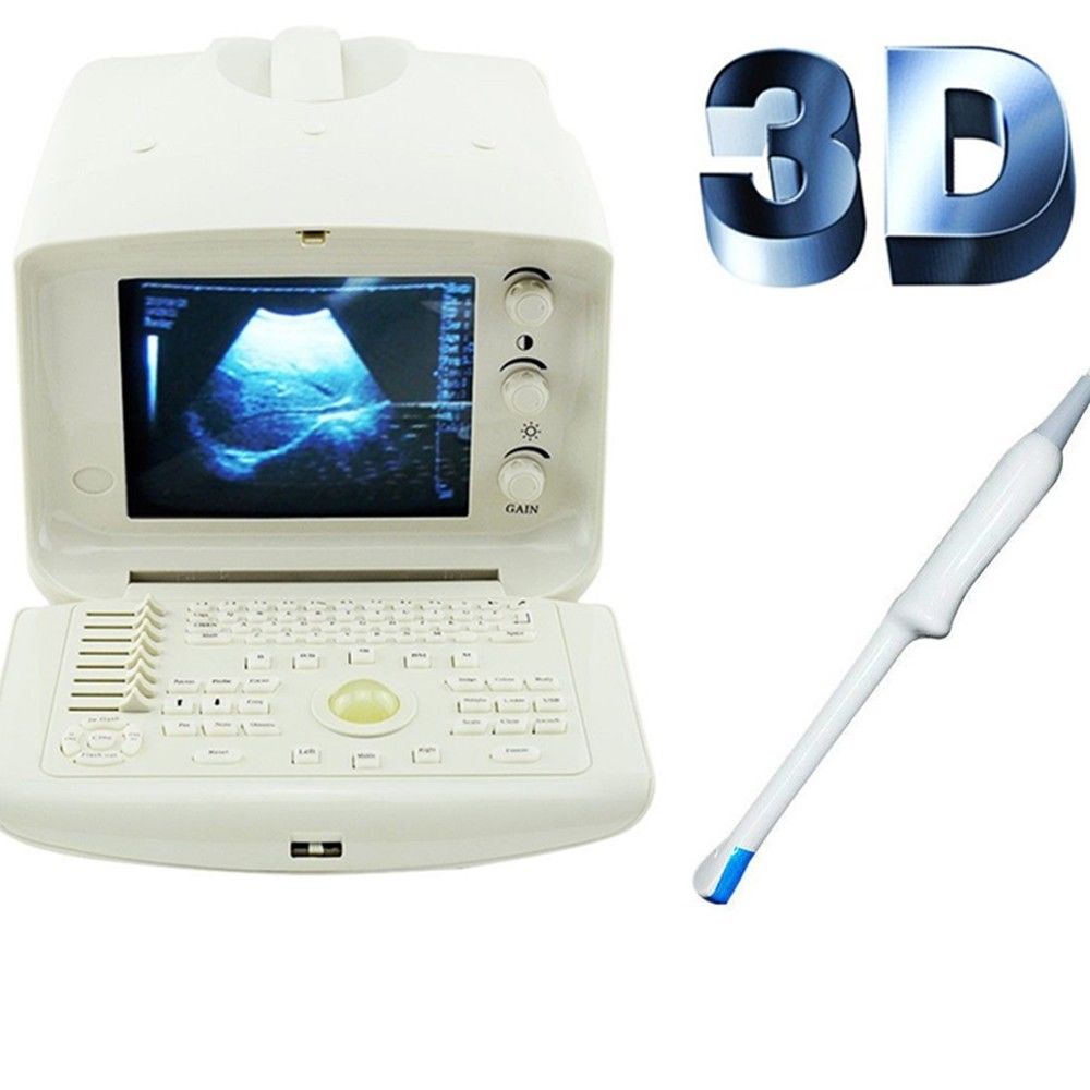 Portable Machine Digital Ultrasound Scanner System + Transvaginal Probe -EXT 3D 190891892607 DIAGNOSTIC ULTRASOUND MACHINES FOR SALE